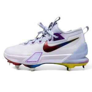 Nike Force Zoom Trout 9 Elite Baseball Cleats Rainbow FV4575-106 Men's Size 7
